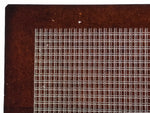 Antique Japanese Ise Katagami Paper Kimono Stencil Katazome Dots Grid A873