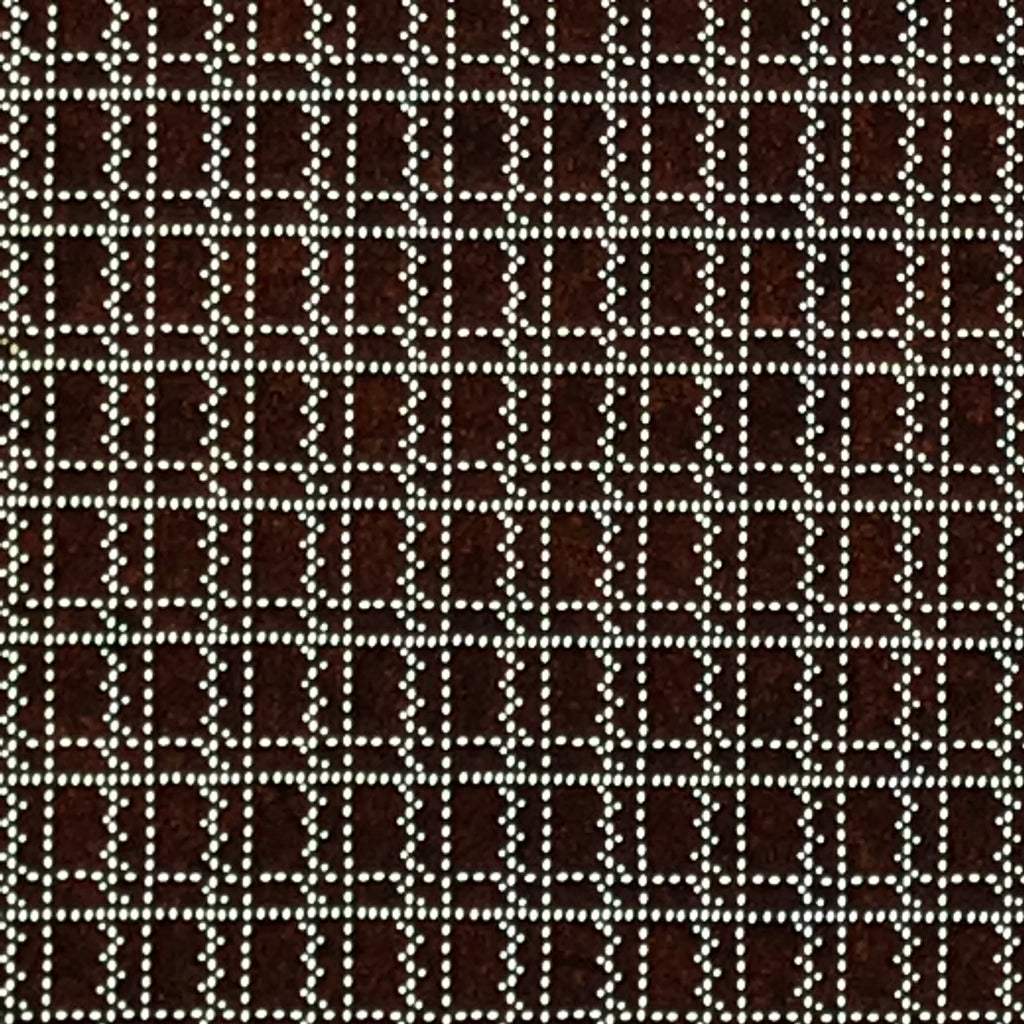 Antique Japanese Ise Katagami Paper Kimono Stencil Katazome Dots Grid A873