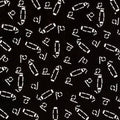 Antique Japanese Ise Katagami Paper Kimono Stencil Katazome Firework Hanabi A841