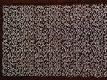 Antique Japanese Ise Katagami Paper Kimono Stencil Katazome Floral Leaf A874