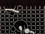 Antique Japanese Ise Katagami Paper Kimono Stencil Katazome Fruit Flowers A830