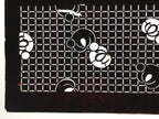 Antique Japanese Ise Katagami Paper Kimono Stencil Katazome Fruit Flowers A830