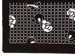 Antique Japanese Ise Katagami Paper Kimono Stencil Katazome Fruit Flowers A830
