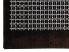 Antique Japanese Ise Katagami Paper Kimono Stencil Katazome Grid Pattern A854