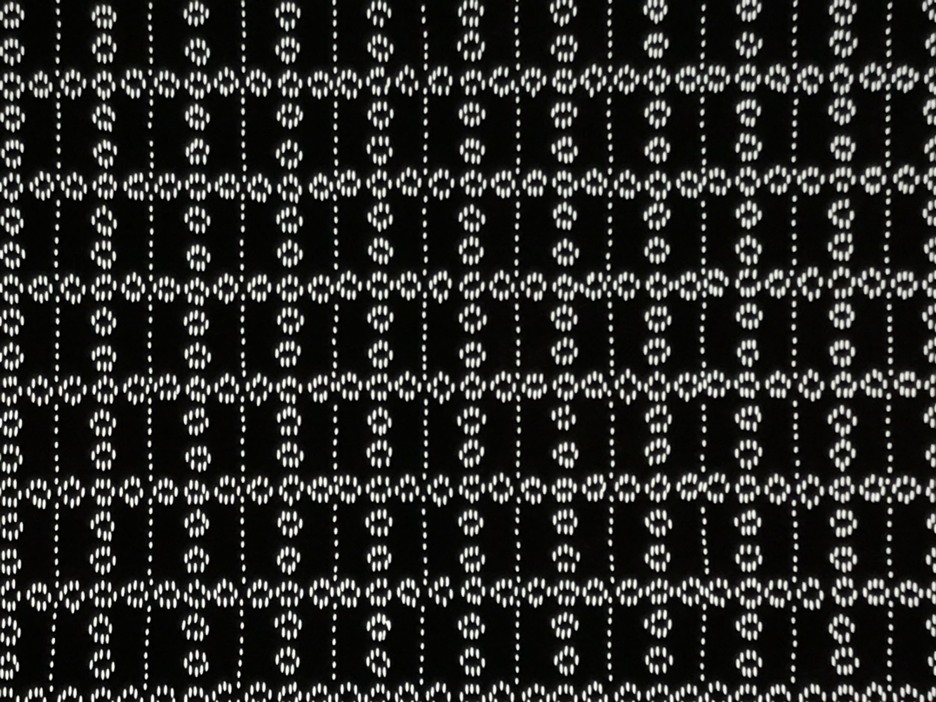 Antique Japanese Ise Katagami Paper Kimono Stencil Katazome Grid Pattern A854
