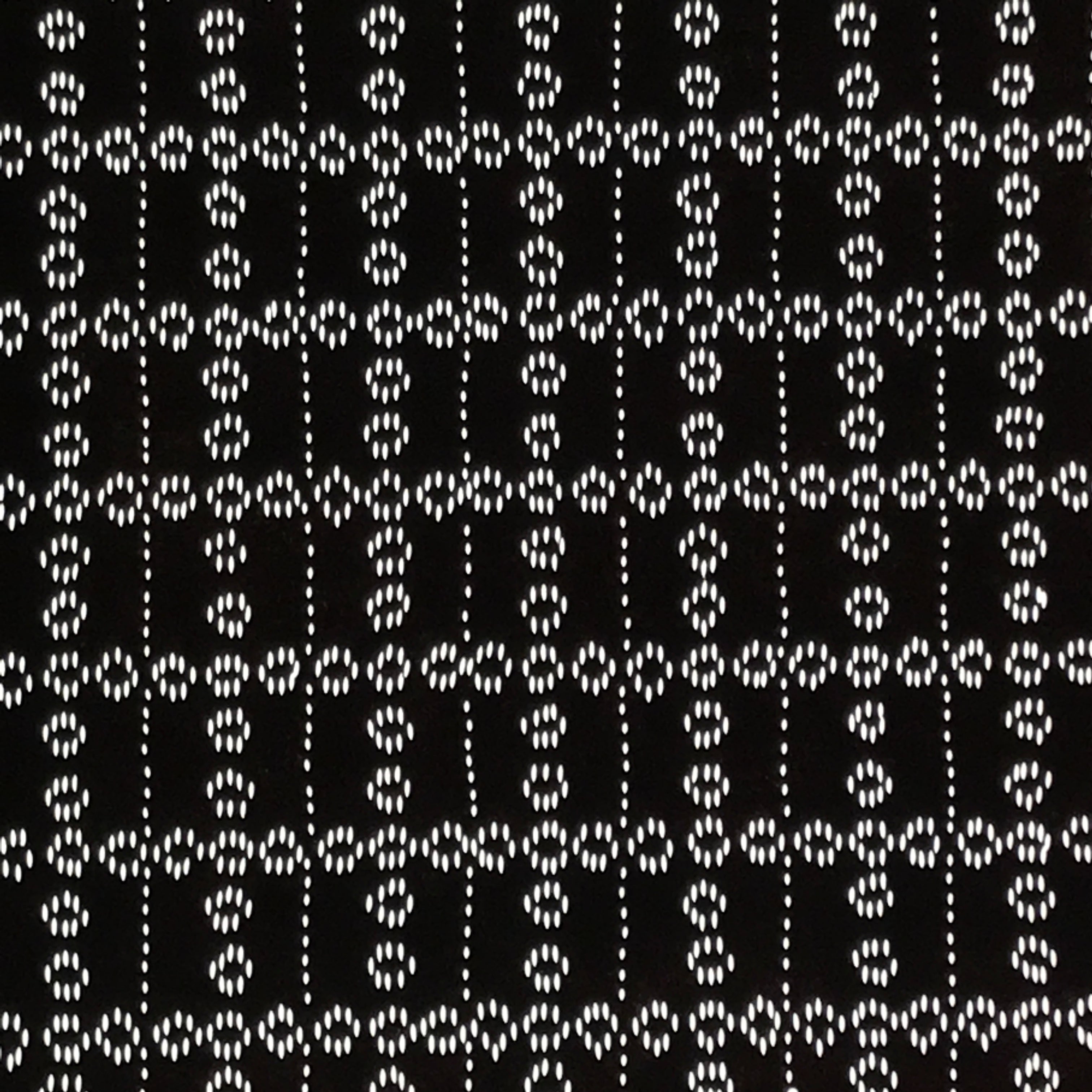 Antique Japanese Ise Katagami Paper Kimono Stencil Katazome Grid Pattern A854