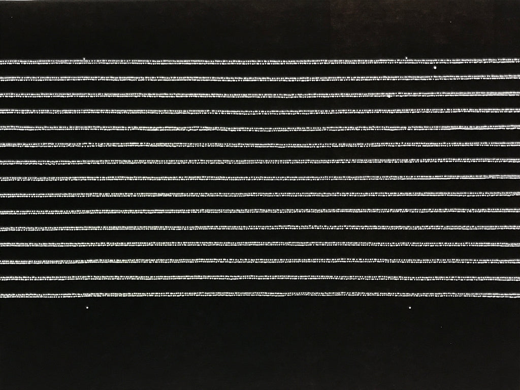 Antique Japanese Ise Katagami Paper Kimono Stencil Katazome Horizontal Line A883