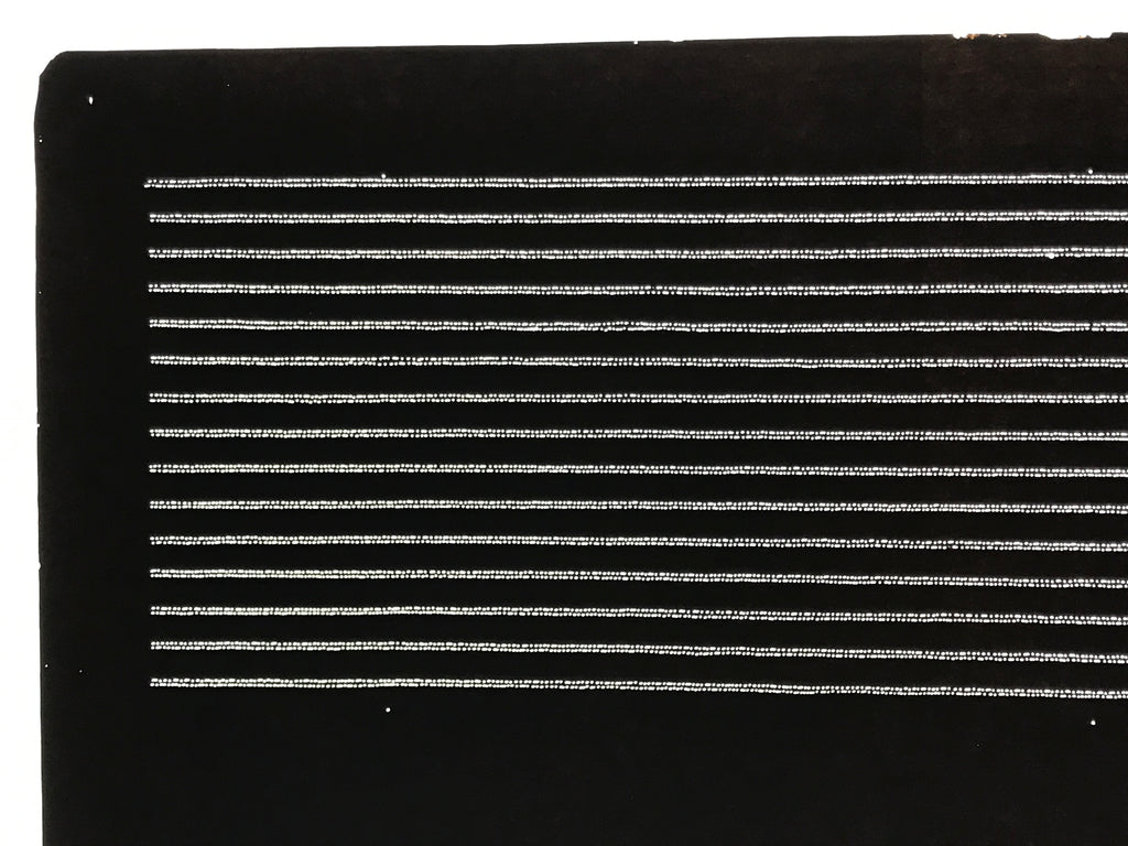 Antique Japanese Ise Katagami Paper Kimono Stencil Katazome Horizontal Line A883