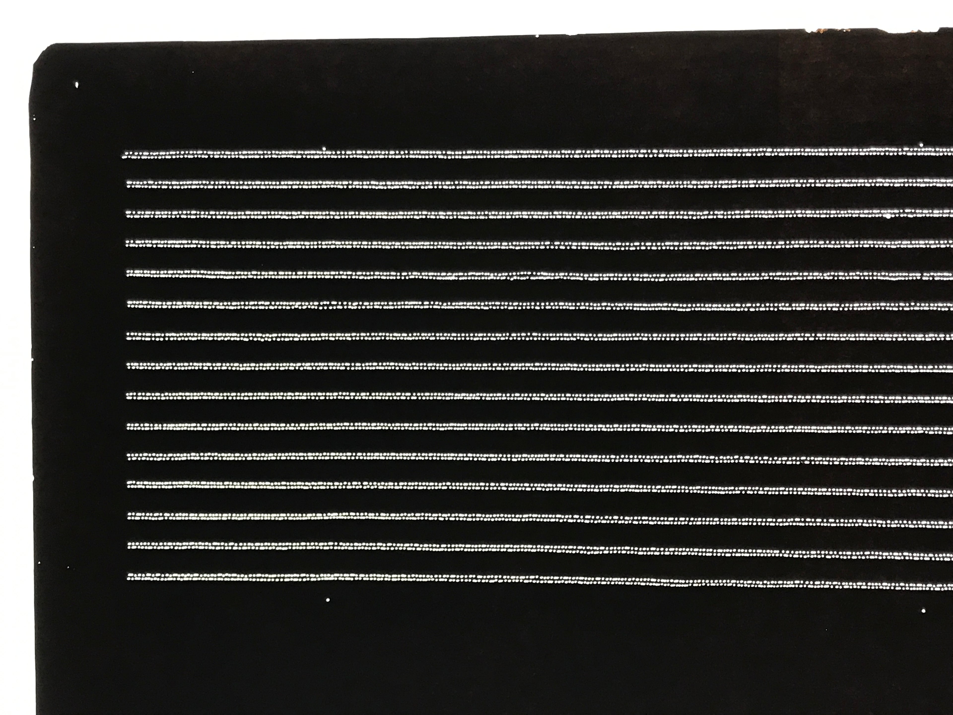 Antique Japanese Ise Katagami Paper Kimono Stencil Katazome Horizontal Line A883