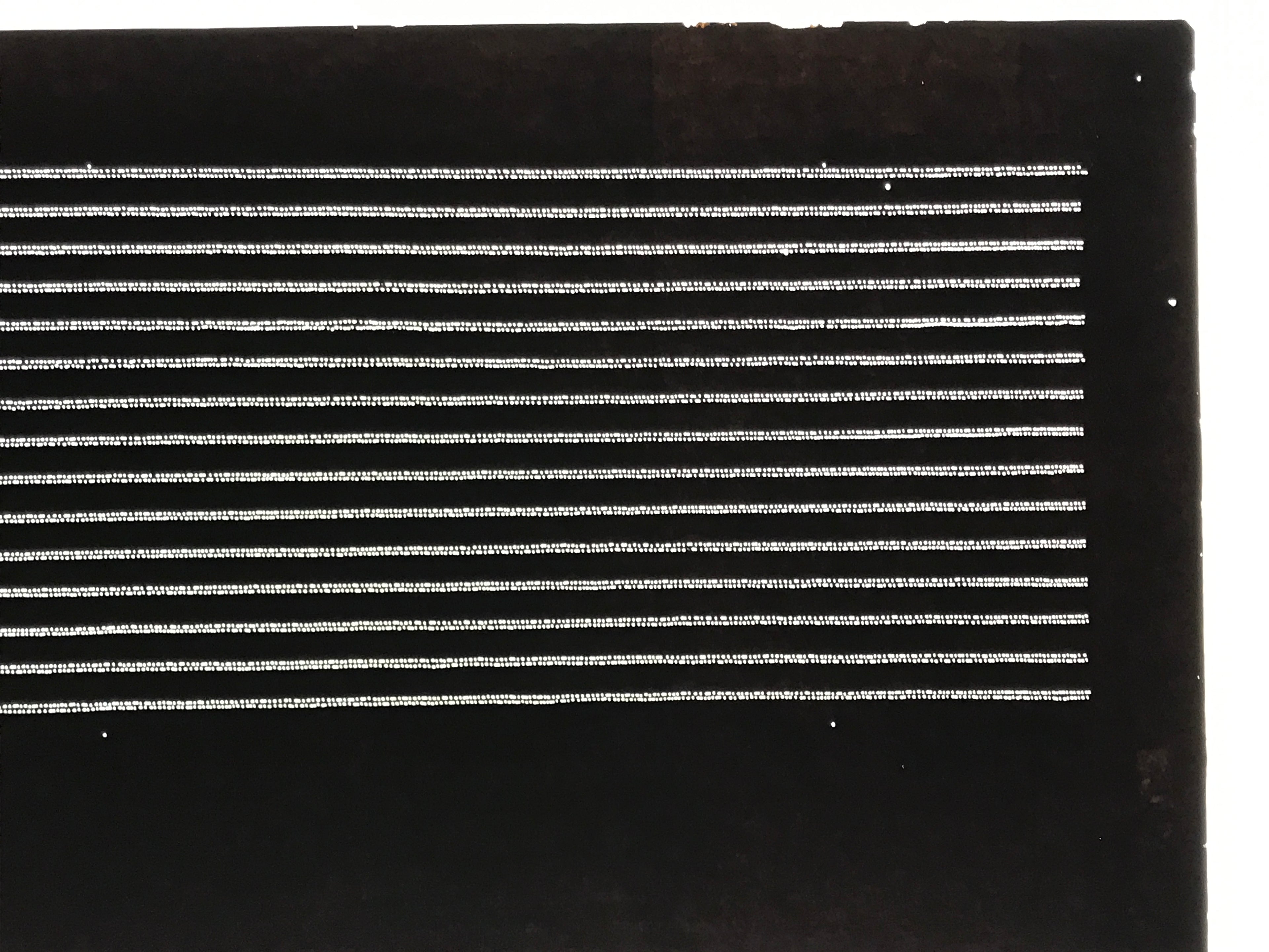 Antique Japanese Ise Katagami Paper Kimono Stencil Katazome Horizontal Line A883