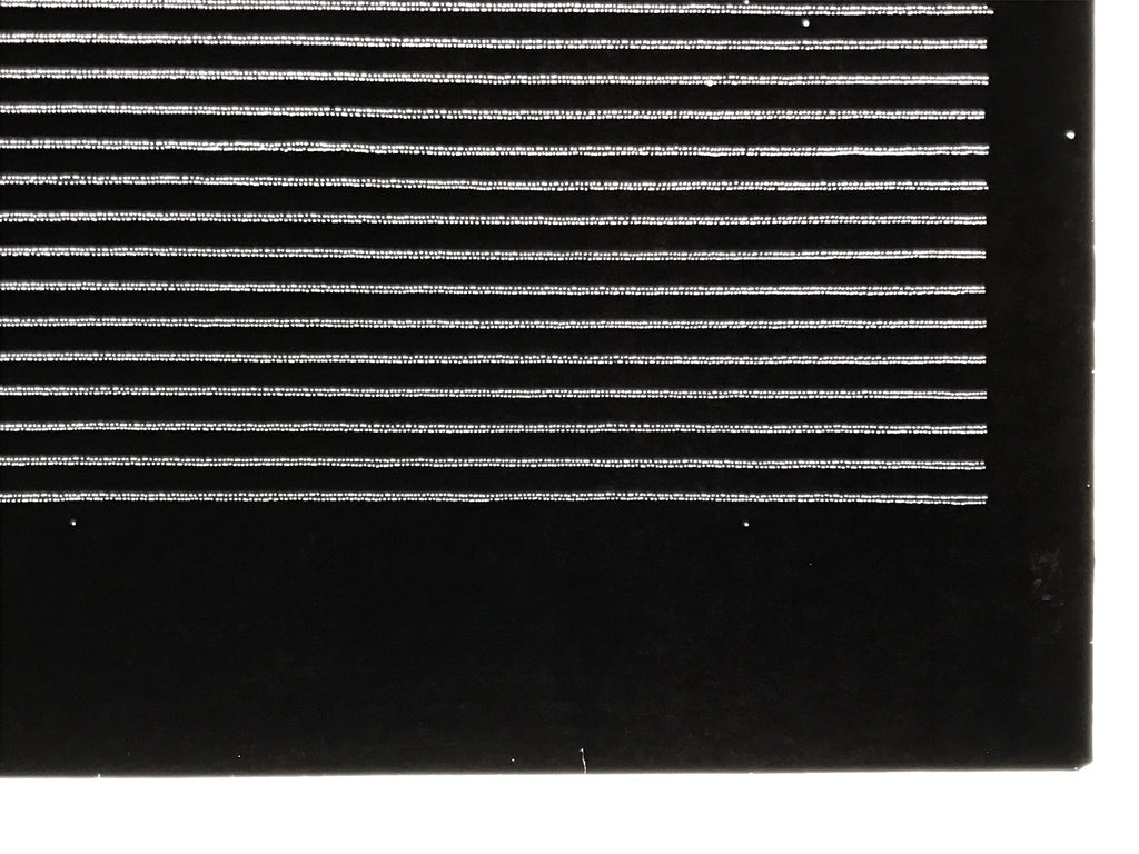 Antique Japanese Ise Katagami Paper Kimono Stencil Katazome Horizontal Line A883