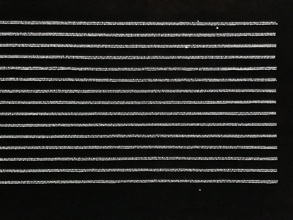 Antique Japanese Ise Katagami Paper Kimono Stencil Katazome Horizontal Line A883