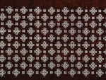 Antique Japanese Ise Katagami Paper Kimono Stencil Katazome Igeta Hash Well A875