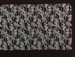 Antique Japanese Ise Katagami Paper Kimono Stencil Katazome Leaves Berries A871