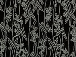 Antique Japanese Ise Katagami Paper Kimono Stencil Katazome Leaves Berries A871