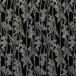 Antique Japanese Ise Katagami Paper Kimono Stencil Katazome Leaves Berries A871