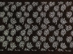Antique Japanese Ise Katagami Paper Kimono Stencil Katazome Plant Leaves A852
