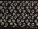 Antique Japanese Ise Katagami Paper Kimono Stencil Katazome Plant Leaves A852