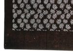 Antique Japanese Ise Katagami Paper Kimono Stencil Katazome Plant Leaves A852