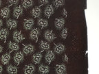 Antique Japanese Ise Katagami Paper Kimono Stencil Katazome Plant Leaves A852