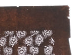 Antique Japanese Ise Katagami Paper Kimono Stencil Katazome Plant Leaves A852