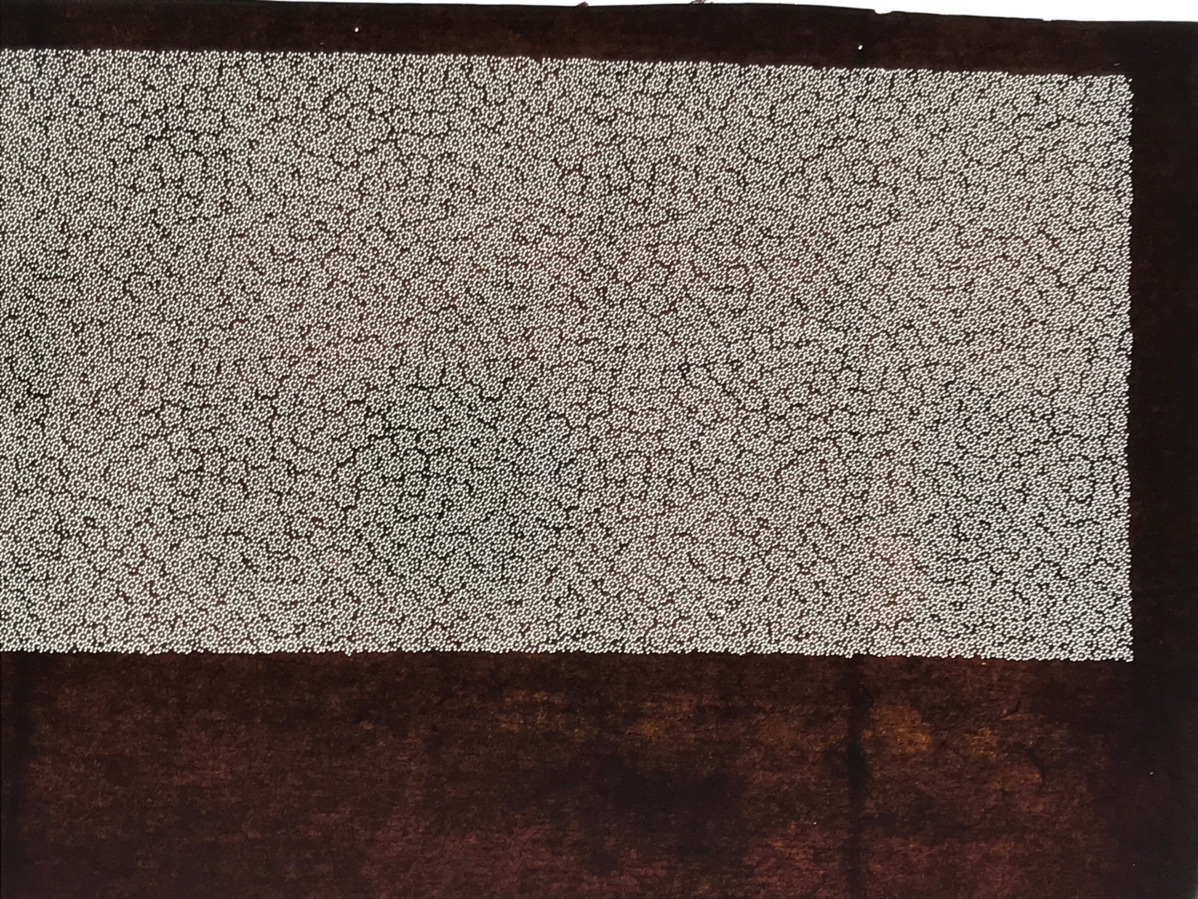 Antique Japanese Ise Katagami Paper Kimono Stencil Katazome Plum Blossoms A831