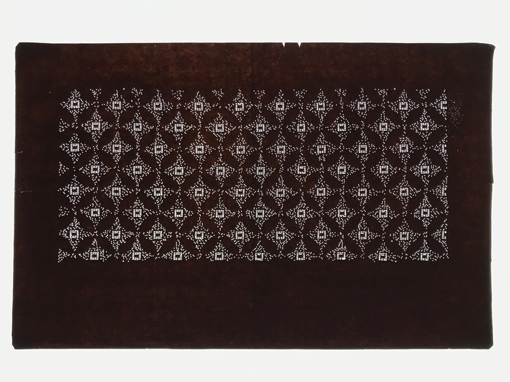 Antique Japanese Ise Katagami Paper Kimono Stencil Katazome Shippo Design A844