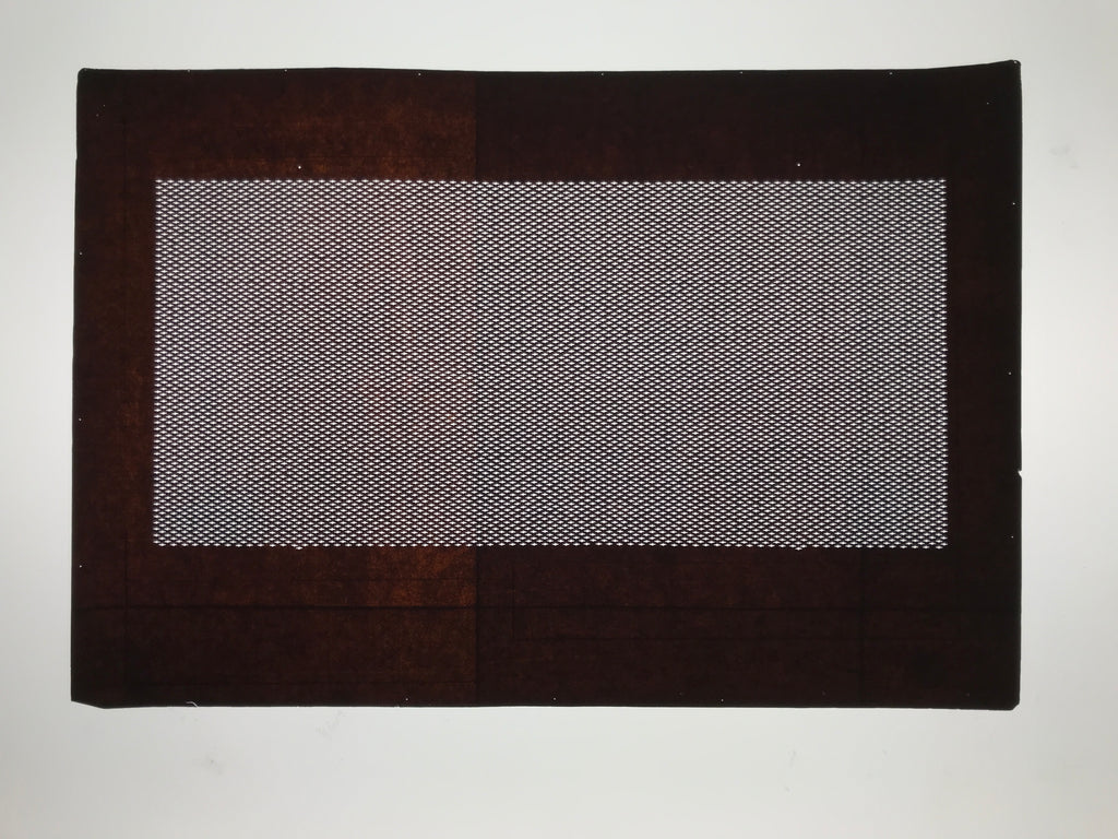 Antique Japanese Ise Katagami Paper Kimono Stencil Katazome Small Diamonds A861