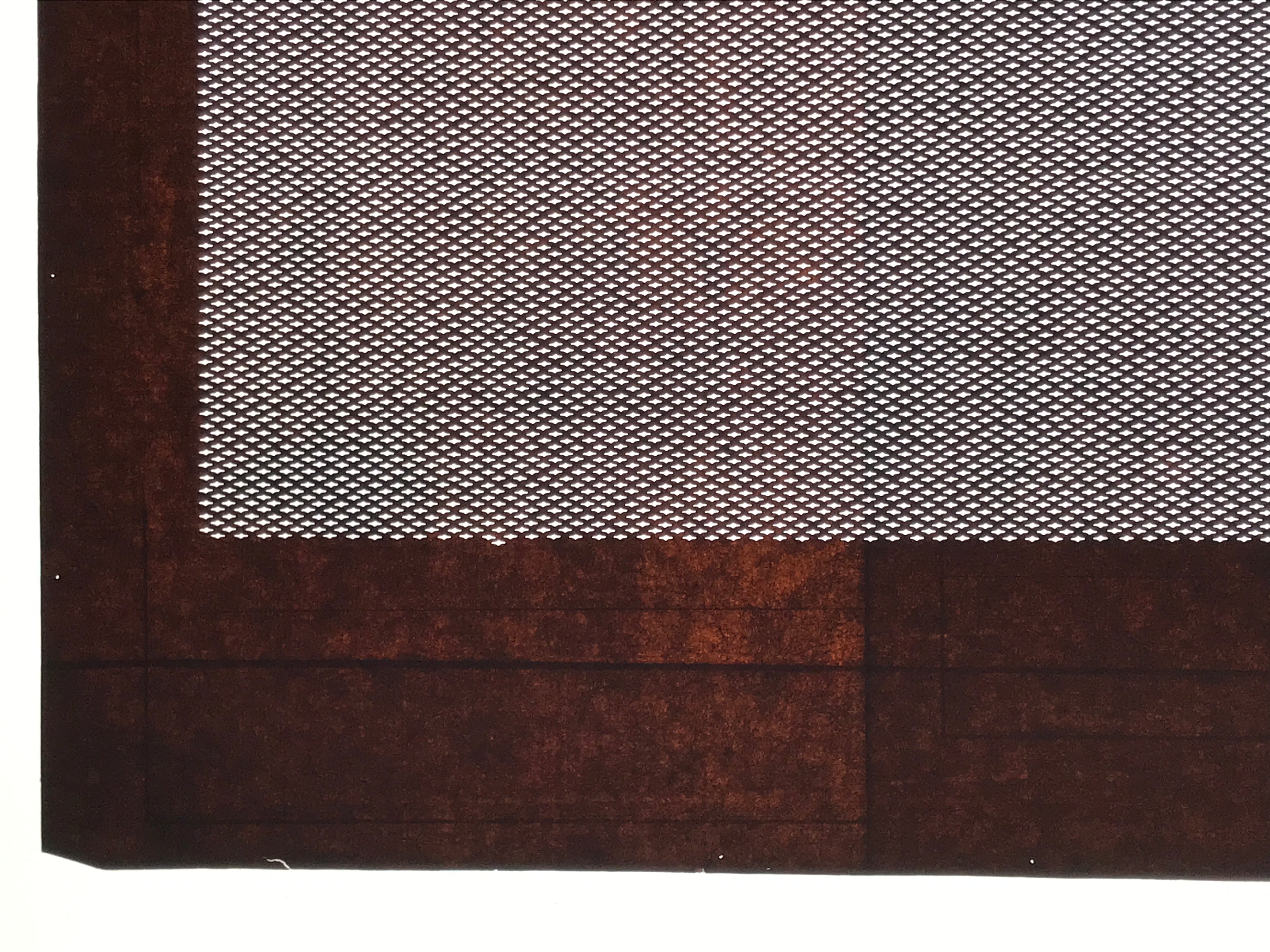 Antique Japanese Ise Katagami Paper Kimono Stencil Katazome Small Diamonds A861