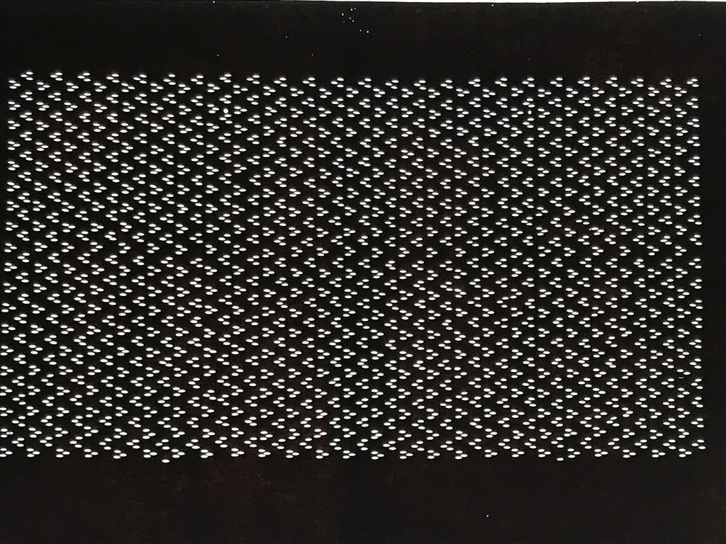 Antique Japanese Ise Katagami Paper Kimono Stencil Katazome Small Oval Dots A860