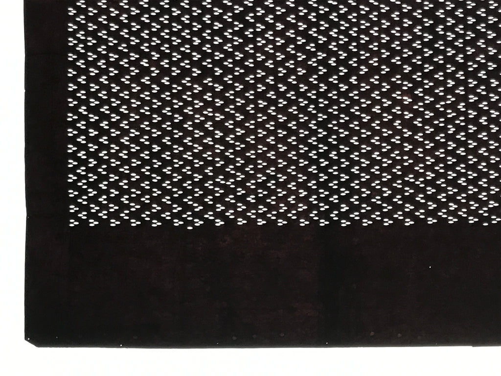 Antique Japanese Ise Katagami Paper Kimono Stencil Katazome Small Oval Dots A860