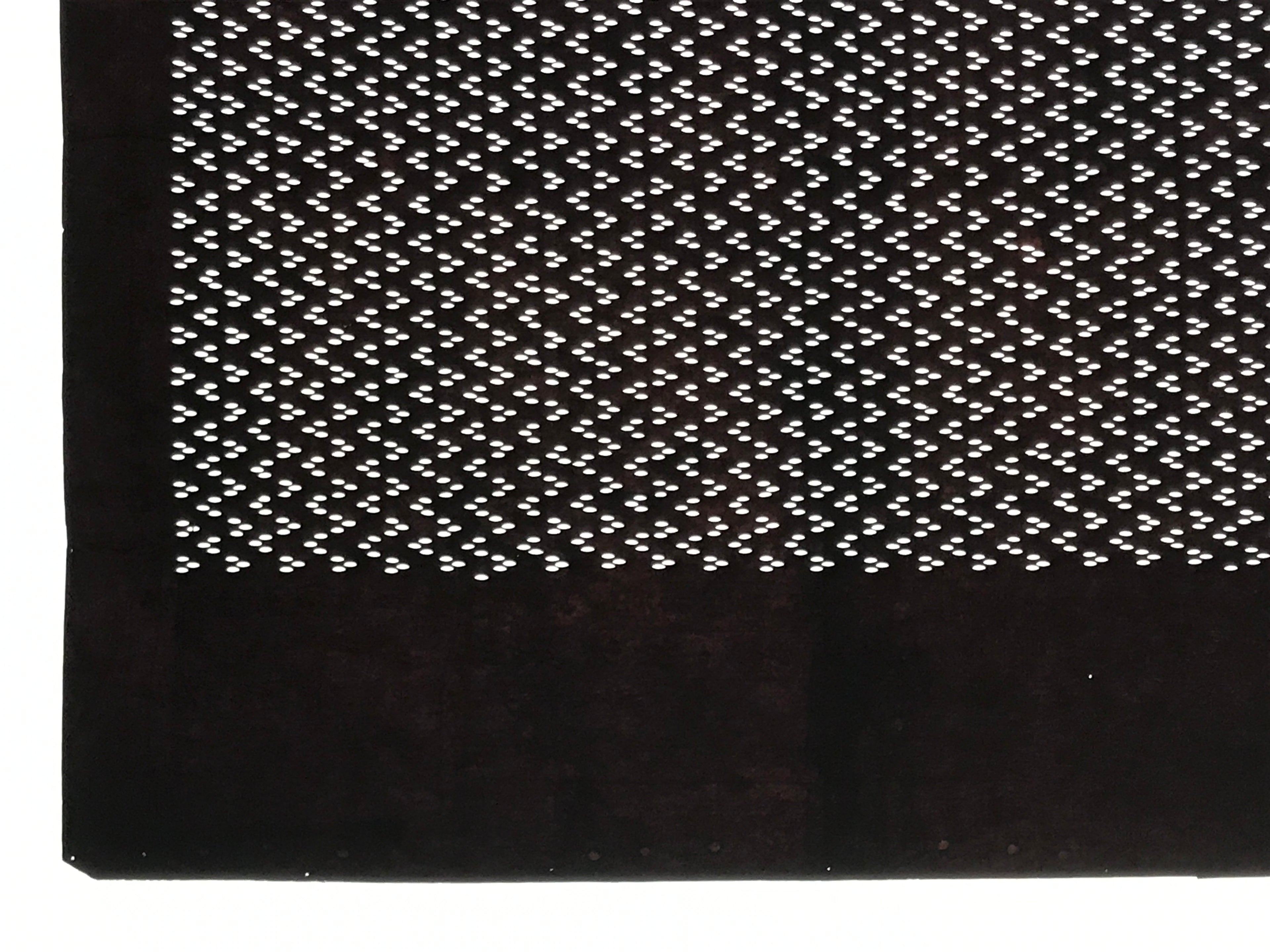 Antique Japanese Ise Katagami Paper Kimono Stencil Katazome Small Oval Dots A860