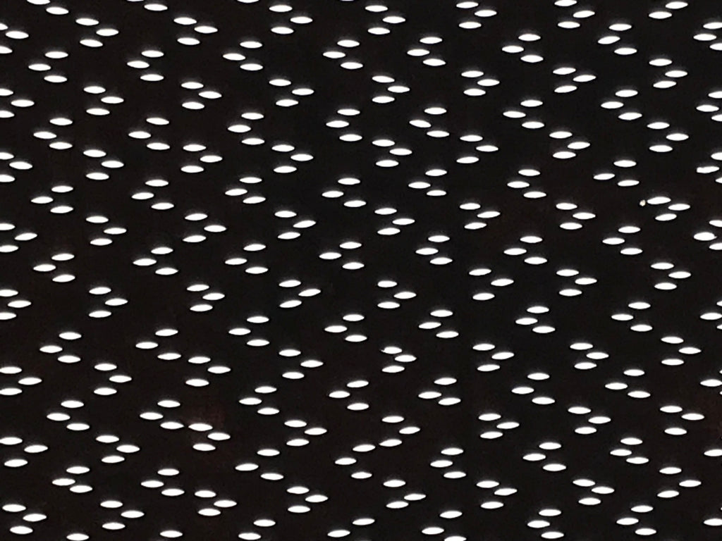 Antique Japanese Ise Katagami Paper Kimono Stencil Katazome Small Oval Dots A860