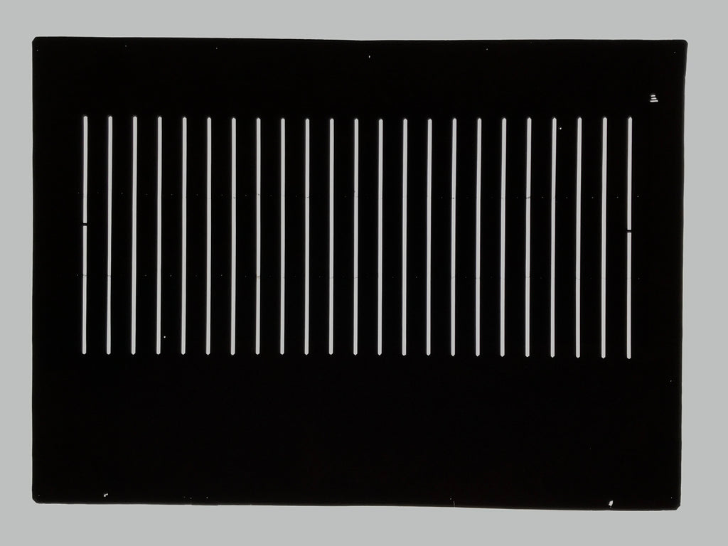 Antique Japanese Ise Katagami Paper Kimono Stencil Katazome Vertical Lines A824