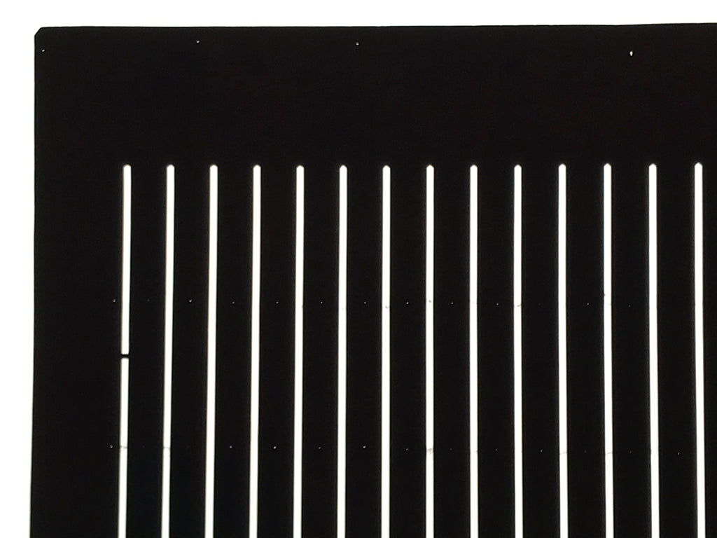 Antique Japanese Ise Katagami Paper Kimono Stencil Katazome Vertical Lines A824