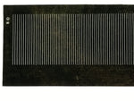 Antique Japanese Ise Katagami Paper Kimono Stencil Katazome Vertical Lines A826