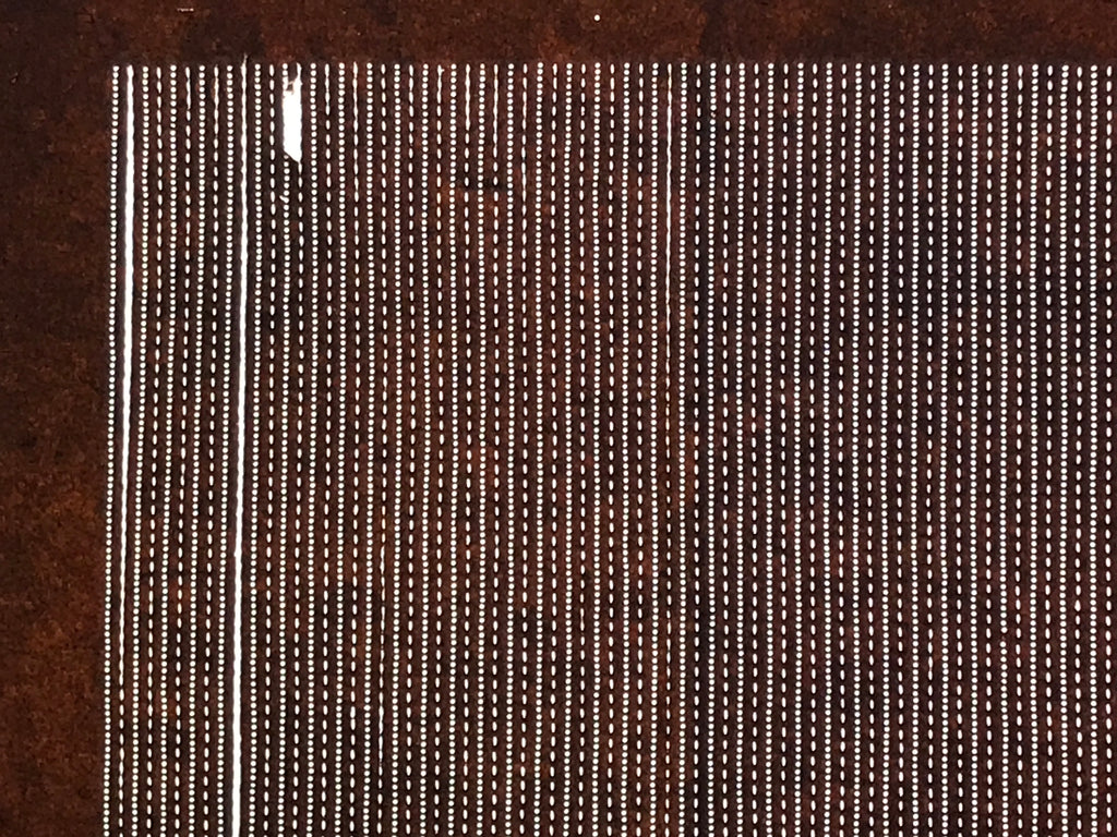 Antique Japanese Ise Katagami Paper Kimono Stencil Katazome Vertical Lines A827