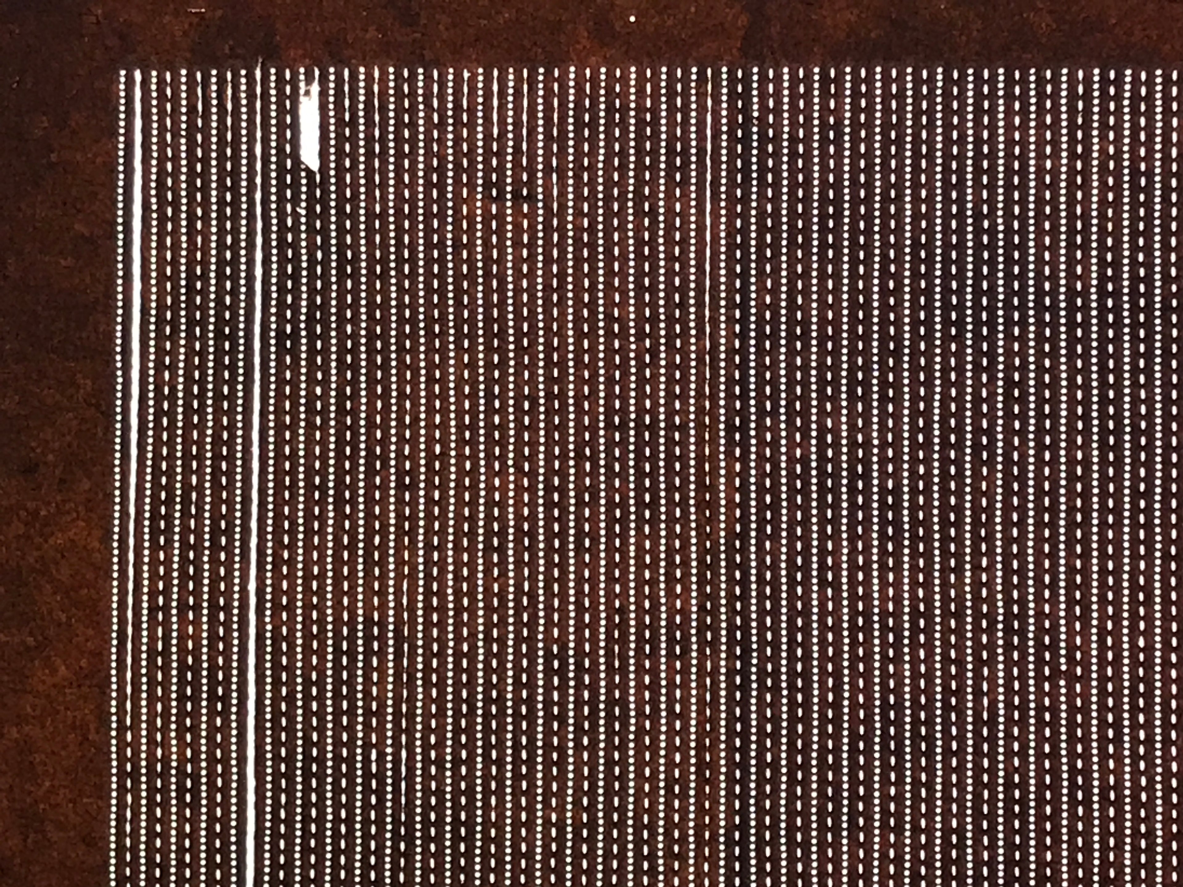 Antique Japanese Ise Katagami Paper Kimono Stencil Katazome Vertical Lines A827