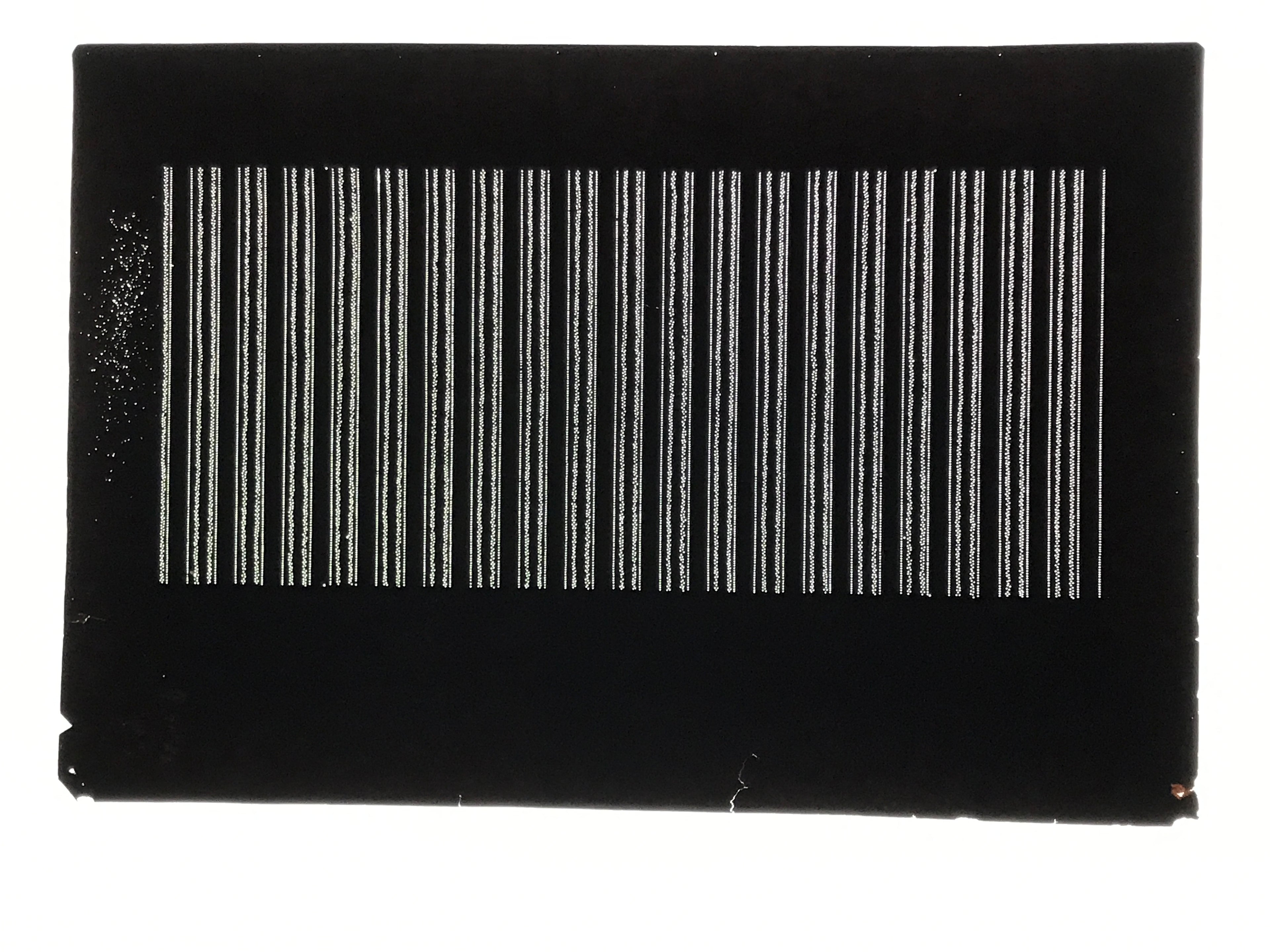 Antique Japanese Ise Katagami Paper Kimono Stencil Katazome Vertical Stripe A837
