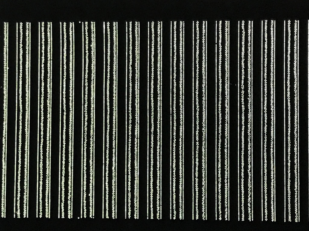Antique Japanese Ise Katagami Paper Kimono Stencil Katazome Vertical Stripe A837