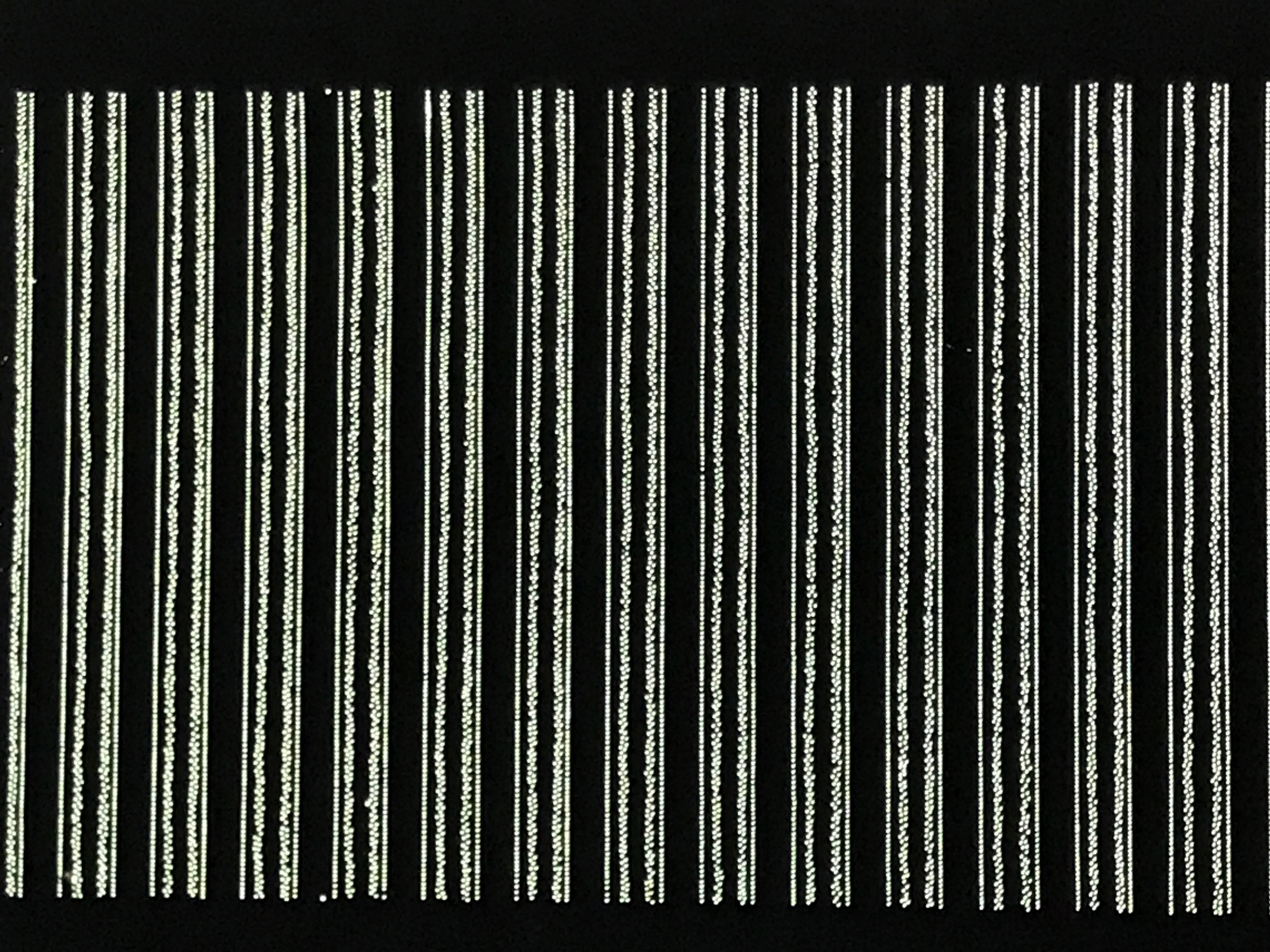 Antique Japanese Ise Katagami Paper Kimono Stencil Katazome Vertical Stripe A837