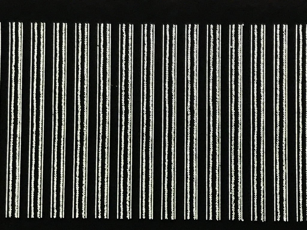 Antique Japanese Ise Katagami Paper Kimono Stencil Katazome Vertical Stripe A837