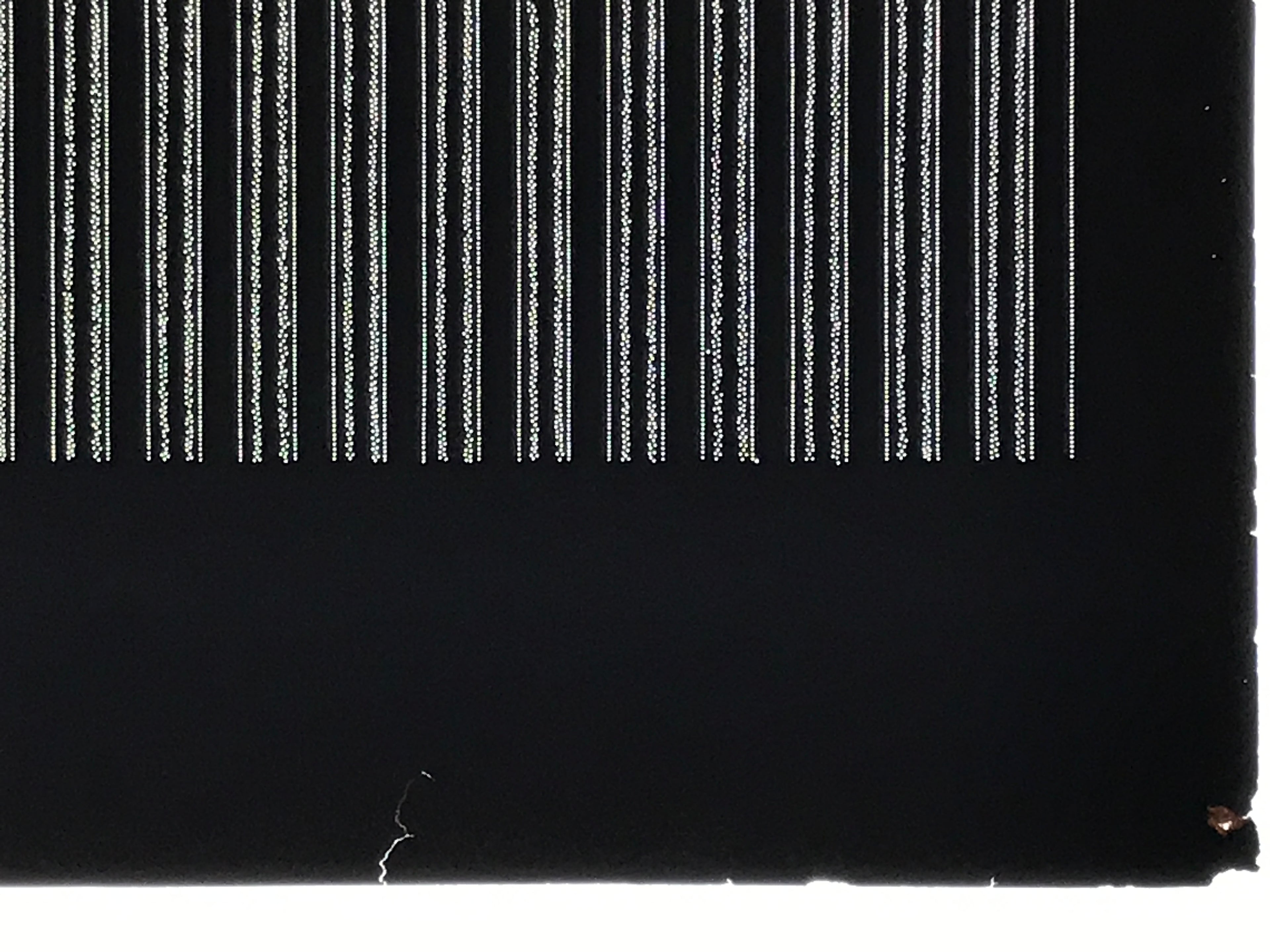 Antique Japanese Ise Katagami Paper Kimono Stencil Katazome Vertical Stripe A837