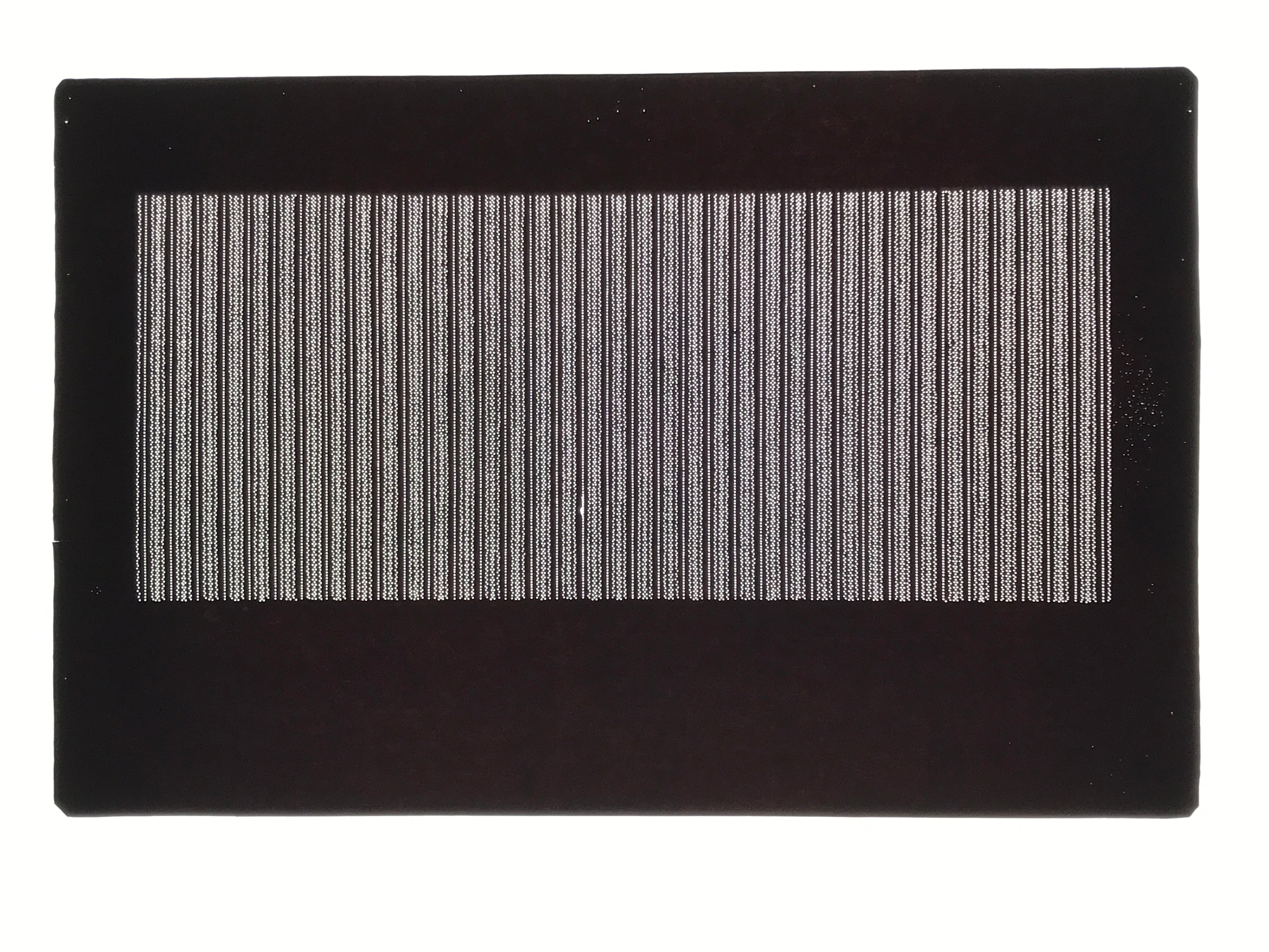 Antique Japanese Ise Katagami Paper Kimono Stencil Katazome Vertical Stripe A872