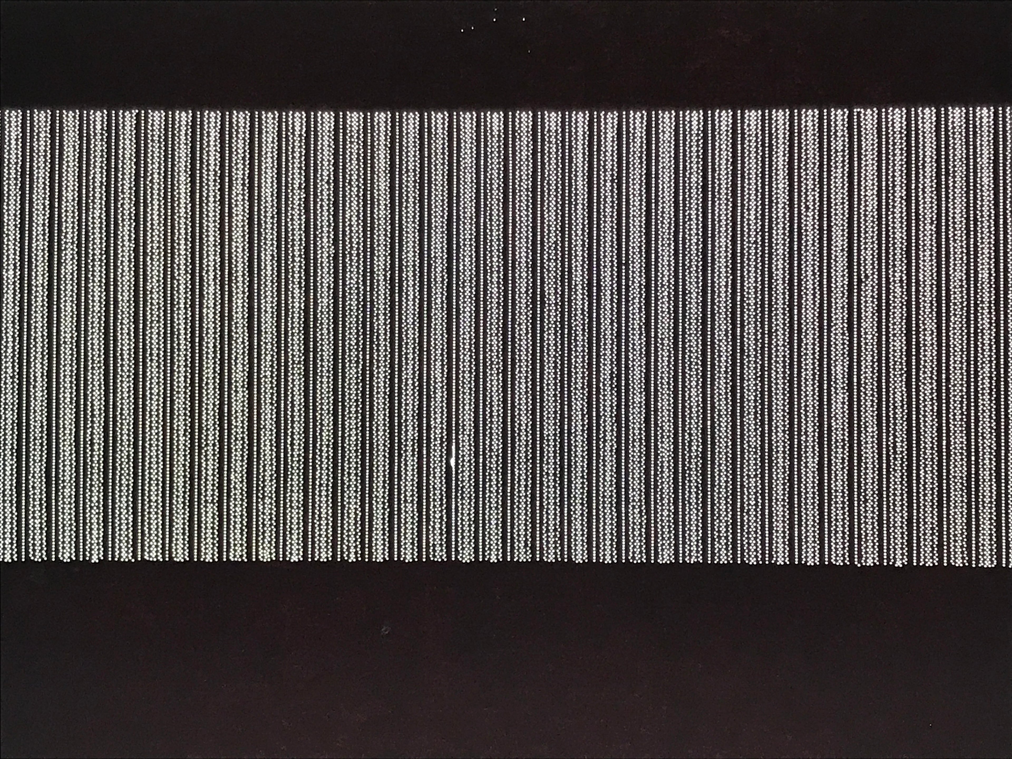 Antique Japanese Ise Katagami Paper Kimono Stencil Katazome Vertical Stripe A872