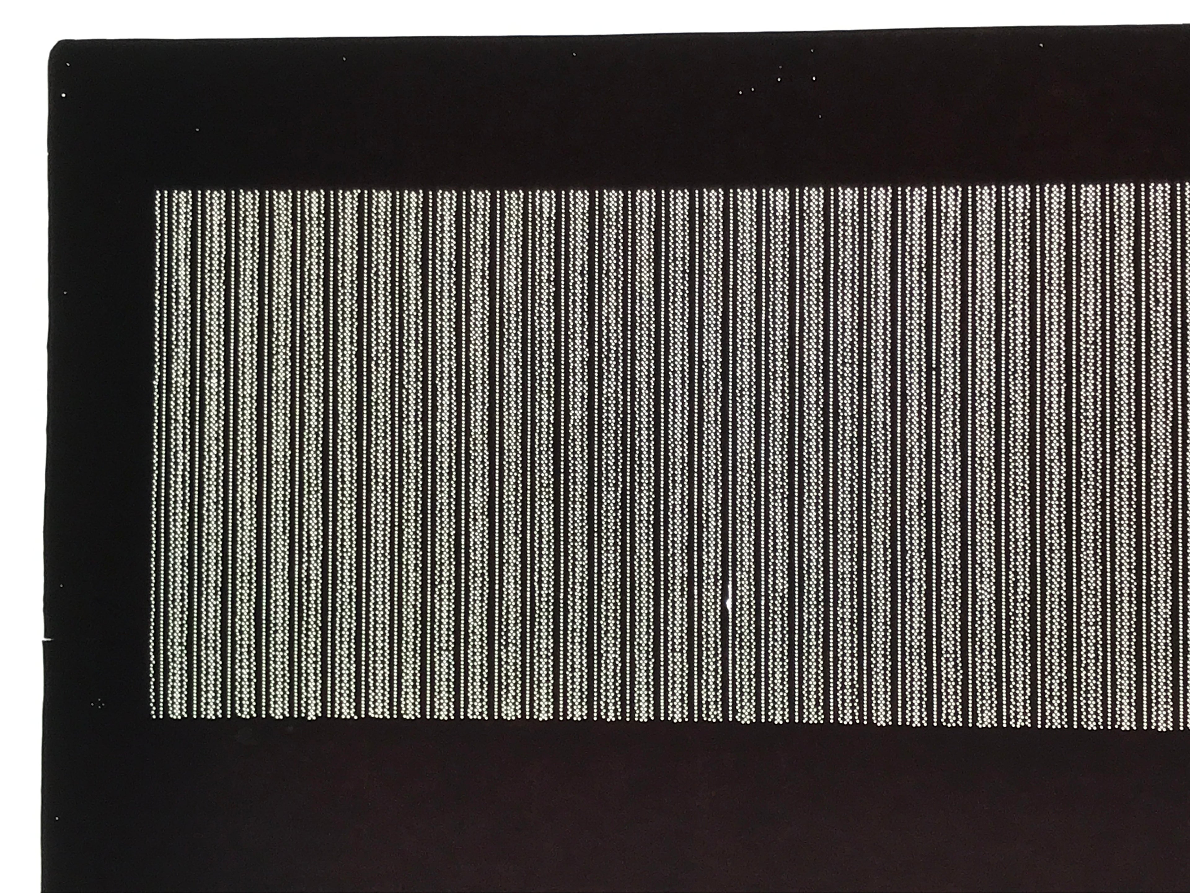 Antique Japanese Ise Katagami Paper Kimono Stencil Katazome Vertical Stripe A872