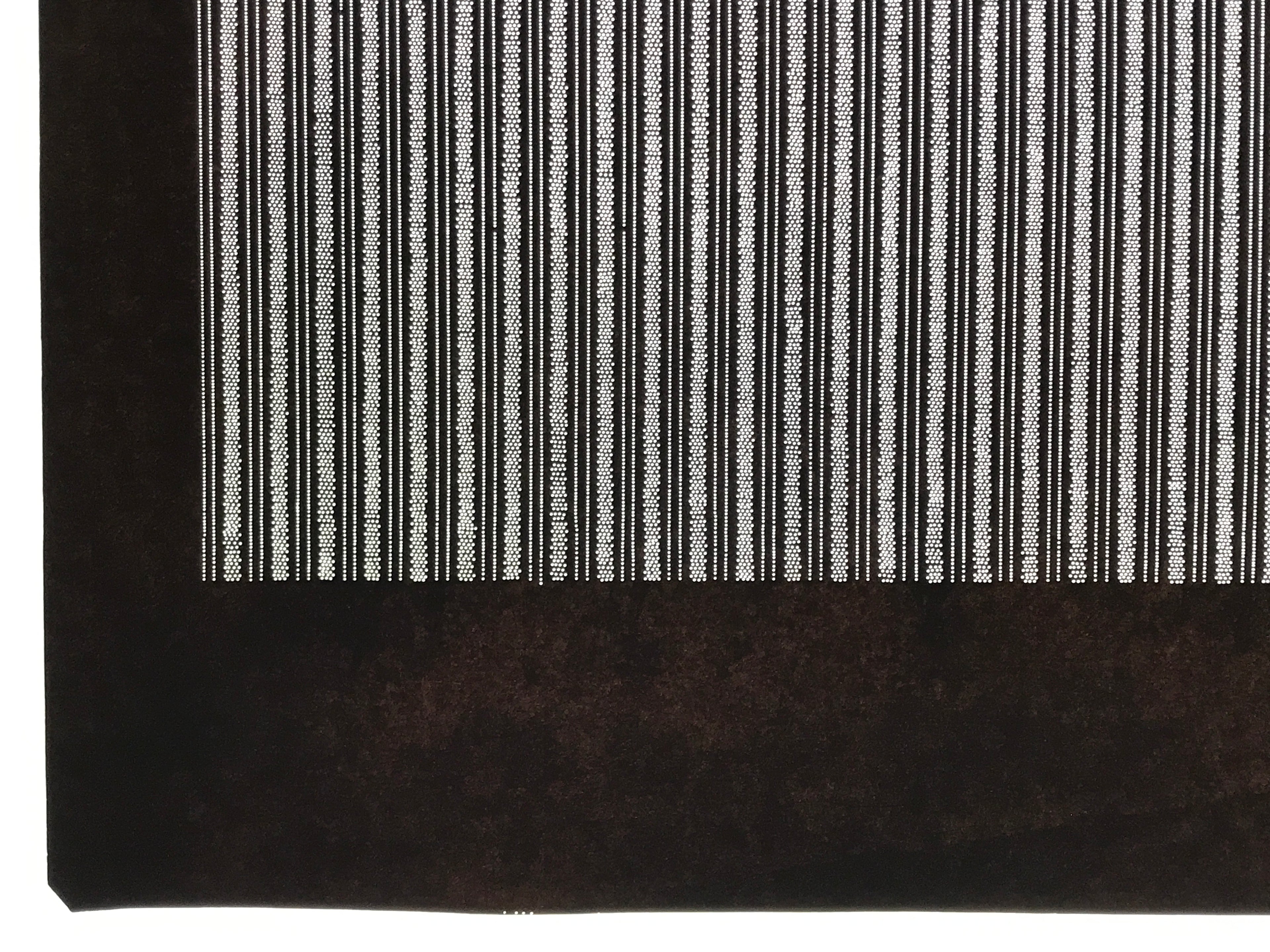 Antique Japanese Ise Katagami Paper Kimono Stencil Katazome Vertical Stripe A885