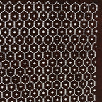 Antique Japanese Ise Katagami Paper Kimono Stencil Kikko Hexagon Shell A689