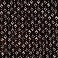 Antique Japanese Ise Katagami Paper Kimono Stencil Kikyo Bellflower Floral A859