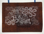 Antique Japanese Ise Katagami Paper Kimono Stencil Large Peony Botan Design A731